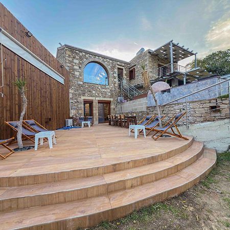 Heated Private Ozone Salt Pool, Jacuzzi, Cinema Inside & Outside, Ping Pong, Billiard, Ps5, Playground, Giant Chess, Giant Monopoly, Table Football, 3X Surround Sound - Villa Rokka Luxe Киссамос Экстерьер фото